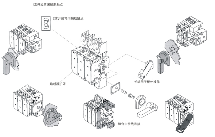 CRLGR(GLR)系列隔离开关熔断器组辅助触点