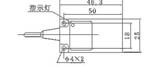 LJB17/LJB25电感式传感器(接近开关)外形及安装尺寸