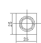 LJB17/LJB25电感式传感器(接近开关)外形及安装尺寸