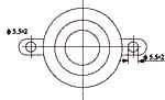 LJF48/LJM48电感式传感器(接近开关)外形及安装尺寸