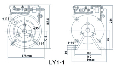 LY1系列超速开关产品图纸