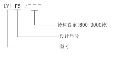 LY1-F5超速开关型号及含义