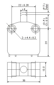 LXW20-11微动开关外形尺寸