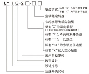 LY1G系列超速开关型号及含义