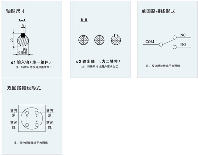 LY1G系列超速开关外形尺寸图